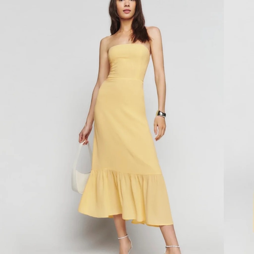 Reformation Arta Dress - Yellow